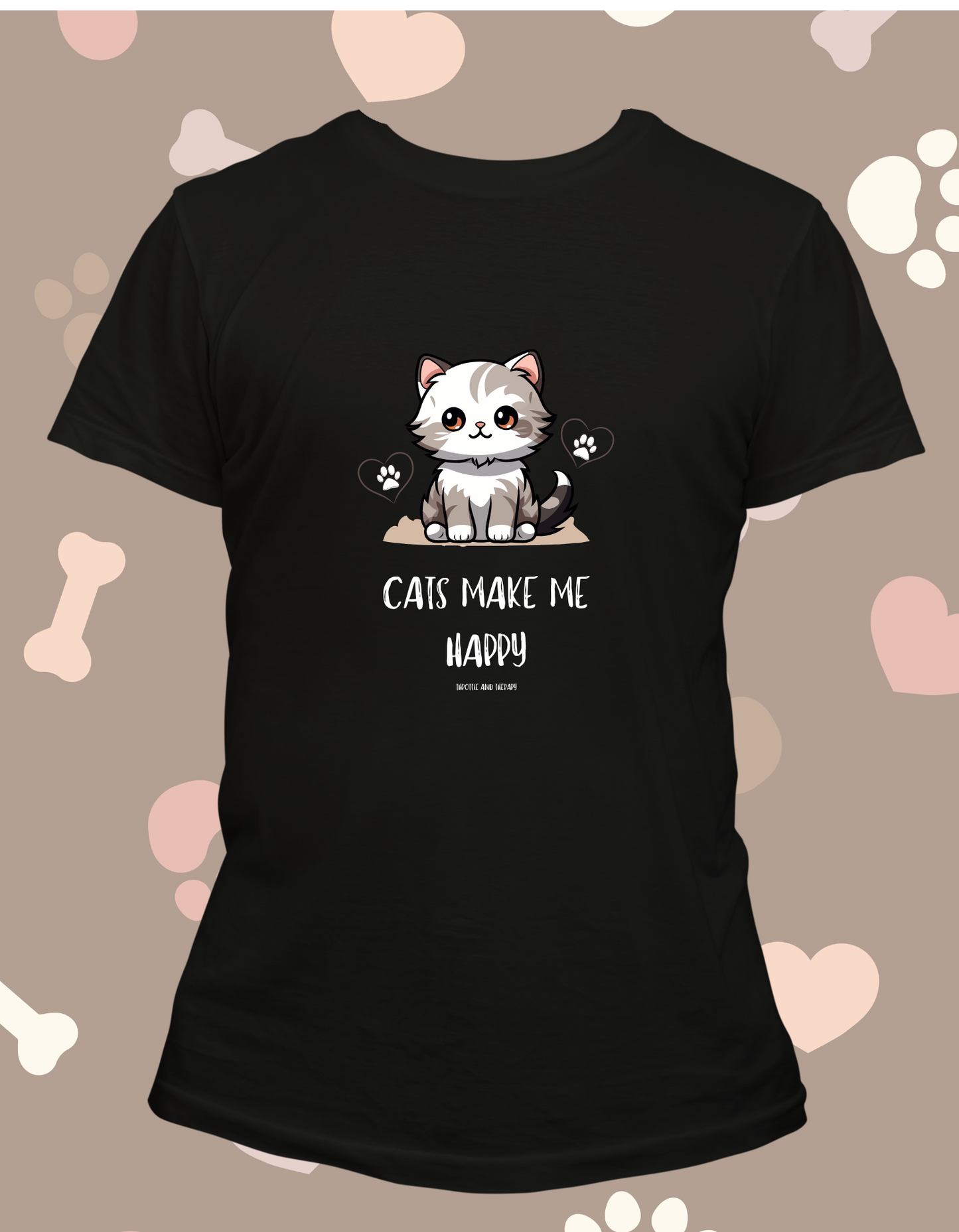 Cats Make Me Happy - Shirt