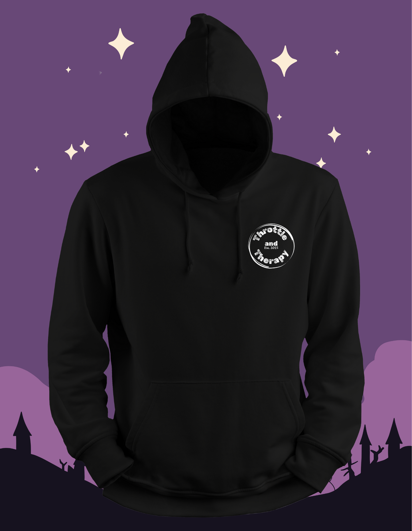 Bats, Bikes, And Therapy Nights - Hoodie