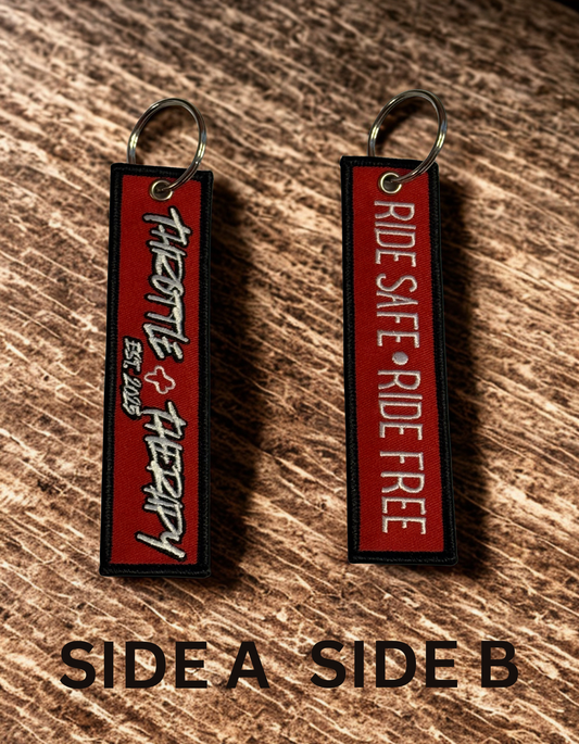 KEY TAG 6- RIDE SAFE, RIDE FREE