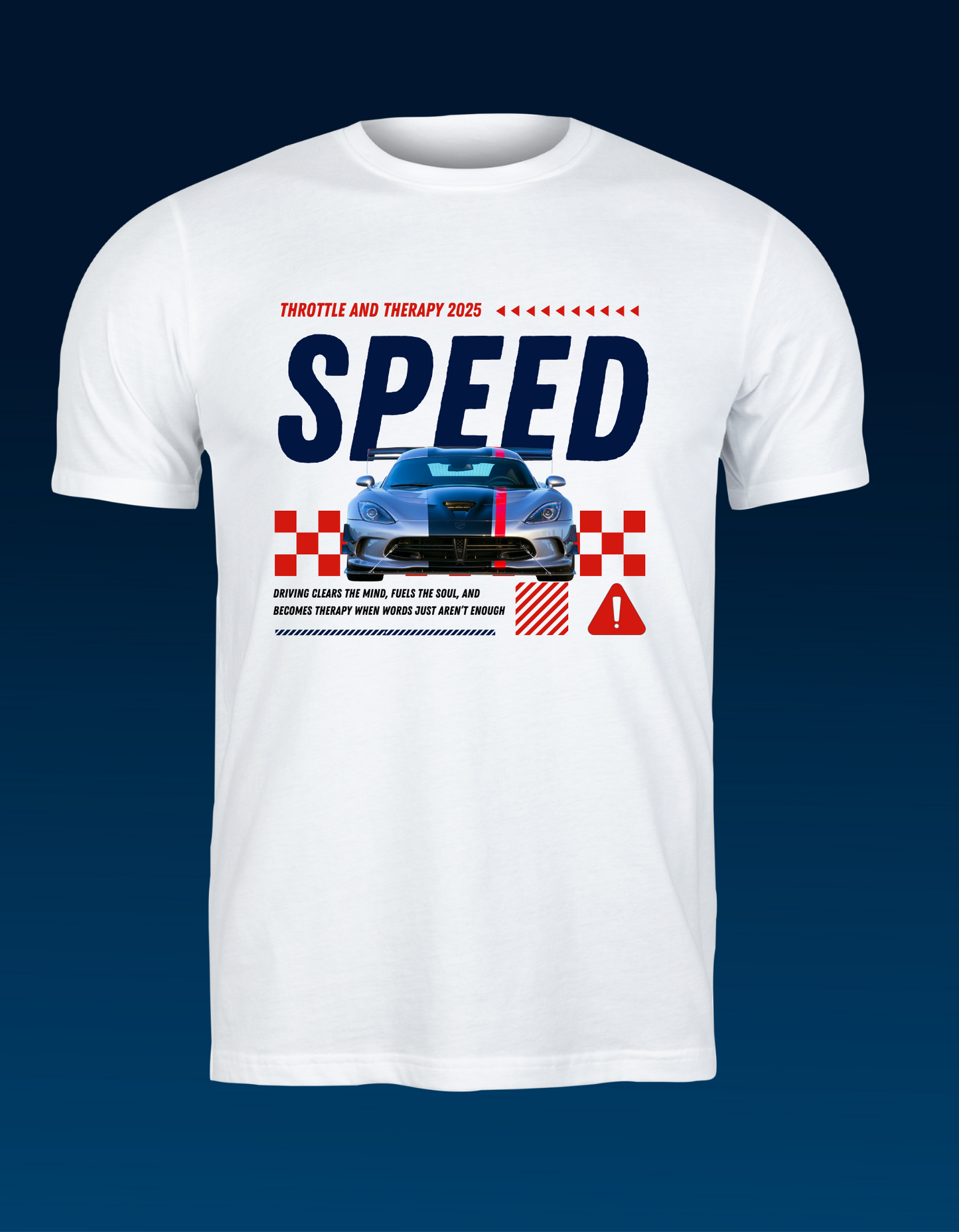Throttle And Therapy 2025 SPEED Silver Viper - T-shirt
